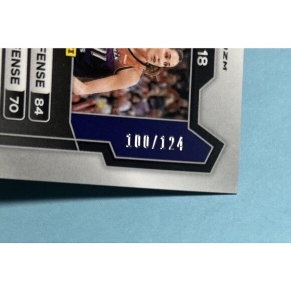 Rebecca Allen ,Mercury Ser.100/124 2024 Panini Monopoly Orange Prizm WNBA #18 - Picture 3 of 3